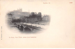 LYON - La Saône - Pont Tilsitt - Abside De La Cathédrale - Très Bon état - Otros & Sin Clasificación