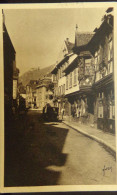 68181 . RIBEAUVILLE . GRANDE RUE ET CHATEAU ST ULRICH . OBLITEREE 1939 - Ribeauvillé