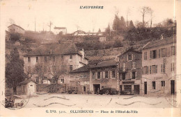 OLLIERGUES - Place De L'Hôtel De Ville - Très Bon état - Olliergues