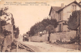 CHAMPAGNAT LE JEUNE - Mairie - Arrivée De L'Autobus - état - Other & Unclassified