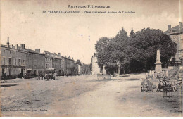 LE VERNET LA VARENNE - Place Centrale Et Arrivée De L'Autobus - Très Bon état - Other & Unclassified