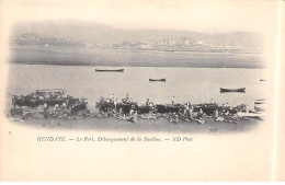 HENDAYE - Le Port - Débarquement De La Sardine - Très Bon état - Hendaye