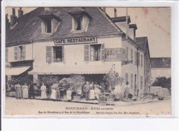 MOUCHARD: Hôtel Jacques, Rue De Strasbourg Et Rue De La République - état - Sonstige & Ohne Zuordnung