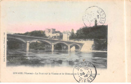 CIVAUX - Le Pont Sur La Vienne Et Le Château - Très Bon état - Autres & Non Classés
