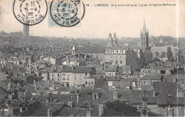 LIMOGES - Vue Panoramique - Lycée Et Eglise Saint Pierre - Très Bon état - Limoges