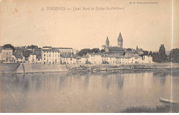 TOURNUS - Quai Nord Et Eglise Saint Philibert - Très Bon état - Other & Unclassified