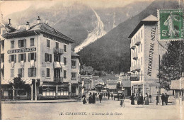 CHAMONIX - L'Avenue De La Gare - état - Chamonix-Mont-Blanc