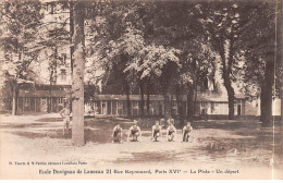 PARIS - Ecole Duvignau De Lanneau - Rue Raynouard - La Piste - Un Départ - Très Bon état - Educazione, Scuole E Università
