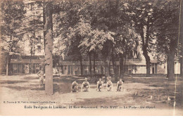 PARIS - Ecole Duvignau De Lanneau - Rue Raynouard - La Piste - Un Départ - Très Bon état - Education, Schools And Universities