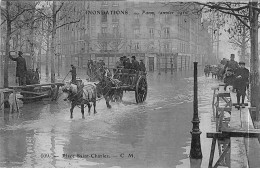 PARIS - Inondations 1910 - Place Saint Charles - Très Bon état - Überschwemmung 1910