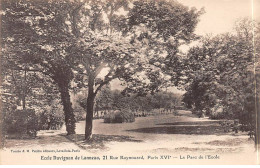 PARIS - Ecole Duvignau De Lanneau - Rue Raynouard - Le Parc De L'Ecole - Très Bon état - Educazione, Scuole E Università