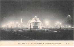 PARIS - Illuminations De La Place De La Concorde - Très Bon état - Markten, Pleinen