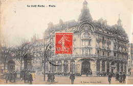 PARIS - Le Café Riche - Très Bon état - Cafés, Hôtels, Restaurants