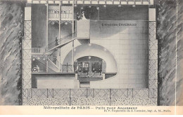 PARIS - Métropolitain De Paris - Entreprise Chagnaud - Puits Pour Ascenseur - Très Bon état - Metropolitana, Stazioni