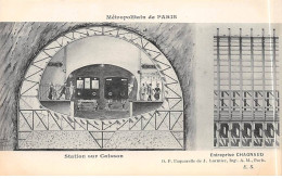 PARIS - Métropolitain De Paris - Entreprise Chagnaud - Station Sur Caisson - Très Bon état - Métro Parisien, Gares