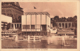 75-PARIS EXPOSITION INTERNATIONALE 1937 PAVILLON DE LA SUEDE-N°T5317-B/0089 - Exposiciones