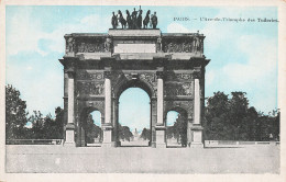 75-PARIS L ARC DE TRIOMPHE DES TUILERIES-N°T5317-B/0059 - Arc De Triomphe