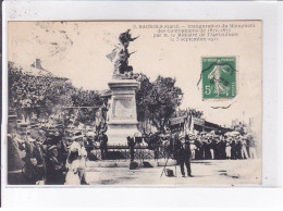 BAGNOLS: Inauguration Du Monument Des Combattants De 1870-1871 - Très Bon état - Bagnols-sur-Cèze