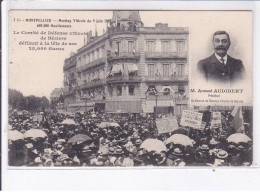 MONTPELLIER: Meeting Du 9 Juin 1907, 600 000 Manifestant, Le Comité De Défense Viticole De Béziers - Très Bon état - Montpellier