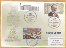 2024  Moldova FDC „Ion Inculeţ (1884-1940), President Of Sfatul Tarii (Council Of State Of Basarabia). 140 - Moldavia