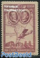 Spain 1930 Ibero-American Expo 1v, Lilacbrown, Mint NH, Transport - Various - Aircraft & Aviation - Maps - Nuevos