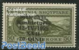Albania 1939 50Q, Stamp Out Of Set, Unused (hinged) - Albanien