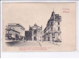 UKRAINE: ODESSA: Théâtre De La Ville, Vue De La Rue De Richelieu - Très Bon état - Ucraina