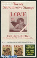 United States Of America 1995 Love Stamps Foil Booklet, Mint NH, Various - Stamp Booklets - Greetings & Wishing Stamps - Nuevos