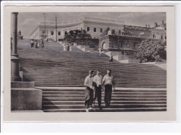 UKRAINE: ODESSA: Bâtiment, Escalier, Personnages - Très Bon état - Oekraïne