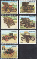 Paraguay 1986 Automobile Centenary 7v, Mint NH, Transport - Automobiles - Cars