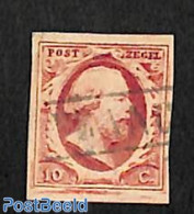 Netherlands 1852 10c, Plate IV, Used, Used Or CTO - Gebruikt