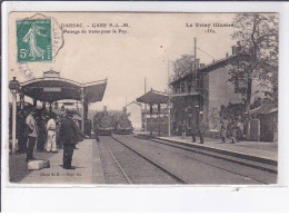 DARSAC: Gare, Passage De Trains Pour Le Puy - état - Other & Unclassified