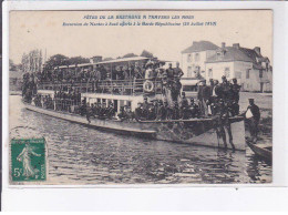 NANTES: Excursion De Nantes A  Sucé Offerte A  La Garde Républicaine 28 Juillet 1910 - Très Bon état - Nantes