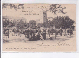 CAHORS: Place Thiers, Marché Aux Boeufs - état - Cahors