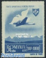 Romania 1945 Air Sports 1v, Mint NH, Transport - Aircraft & Aviation - Ungebraucht
