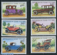 Chad 2000 Antique Automobiles 6v, Mint NH, Transport - Automobiles - Other & Unclassified