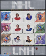 Canada 2004 NHL Stars 6v M/s, Mint NH, Sport - Ice Hockey - Sport (other And Mixed) - Unused Stamps