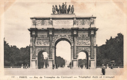 75-PARIS ARC DE TRIOMPHE DU CARROUSEL-N°T5317-G/0021 - Arc De Triomphe