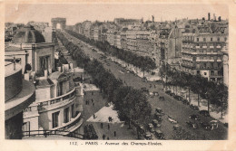 75-PARIS AVENUE DES CHAMPS ELYSEES-N°T5317-G/0023 - Champs-Elysées