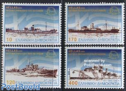 Greece 2000 Navy 4v, Mint NH, Transport - Ships And Boats - Nuevos