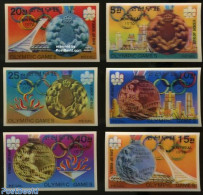 Korea, North 1977 Olympic Winners 6v 3-D, Mint NH, Sport - Various - Olympic Games - 3-D Stamps - Unclassified