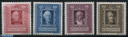 Liechtenstein 1942 Princes 4v, Mint NH, History - Kings & Queens (Royalty) - Nuevos