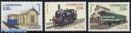 Luxemburg 2005 Famous Railways 3v, Mint NH, Transport - Railways - Unused Stamps