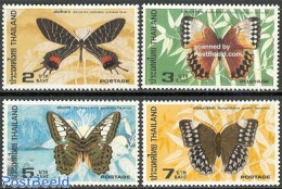 Thailand 1984 Butterflies 4v, Mint NH, Nature - Butterflies - Tailandia