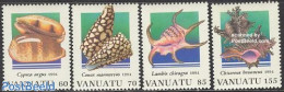 Vanuatu 1994 Shells 4v, Mint NH, Nature - Shells & Crustaceans - Vie Marine
