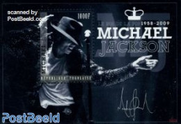 Togo 2010 Michael Jackson S/s, Mint NH, Performance Art - Michael Jackson - Music - Popular Music - Music