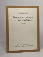 Nouvelle Critique Et Art Moderne - Otros & Sin Clasificación