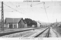 SAINT-LAURENT D'OLT : La Gare - Tres Bon Etat - Sonstige & Ohne Zuordnung