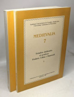 Estudios Dedicados Al Profesor Frederic Udina I Martorell I (1987) + II (1988) / Medievalia 7 +8 / Instiuto Universitari - Otros & Sin Clasificación