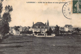 LAISSAC : Cote De La Gare Et Vue Generale - Tres On Etat - Sonstige & Ohne Zuordnung